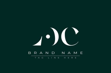 LOC soyut harf logosu tasarımı. Bu logo üç soyut harf tarafından tasarlanmıştır..