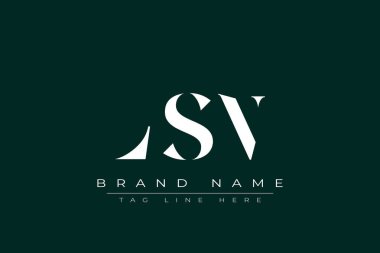 LSN soyut harf logosu tasarımı. Bu logo üç soyut harf tarafından tasarlanmıştır..