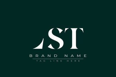 LST soyut harf logosu tasarımı. Bu logo üç soyut harf tarafından tasarlanmıştır..