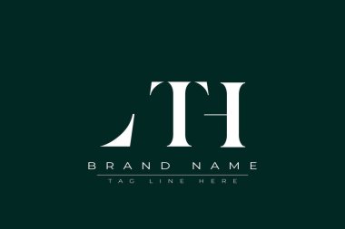 LTH soyut harf logosu tasarımı. Bu logo üç soyut harf tarafından tasarlanmıştır..