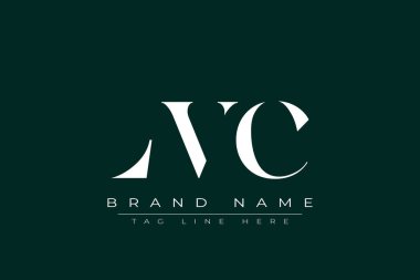 LVC soyut harf logosu tasarımı. Bu logo üç soyut harf tarafından tasarlanmıştır..