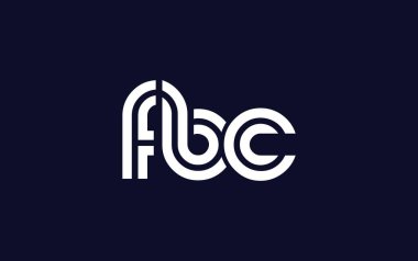 FBC Yaratıcı Eşsiz Modern Harf Logosu Tasarımı. Benzersiz bir harf dizaynına sahip stilize logo, soyut minimalist estetik ve modern cazibe sunar.