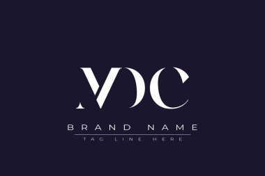 MDC soyut harf logosu tasarımı. Bu logo üç soyut harf tarafından tasarlanmıştır..