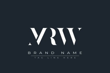 MRW soyut harf logosu tasarımı. Bu logo üç soyut harf tarafından tasarlanmıştır..