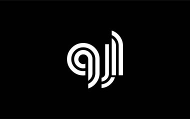 QJL Yaratıcı Eşsiz Modern Harf Logosu Tasarımı. Benzersiz bir harf dizaynına sahip stilize logo, soyut minimalist estetik ve modern cazibe sunar.
