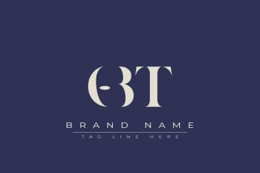 OBT soyut harf logosu tasarımı. Bu logo üç soyut harf tarafından tasarlanmıştır..