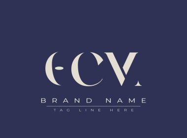 OCM soyut harf logosu tasarımı. Bu logo üç soyut harf tarafından tasarlanmıştır..