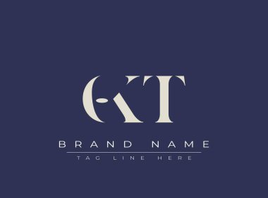 OKT soyut harf logosu tasarımı. Bu logo üç soyut harf tarafından tasarlanmıştır..