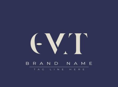 OMT soyut harf logosu tasarımı. Bu logo üç soyut harf tarafından tasarlanmıştır..