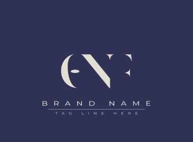 ONF soyut harf logosu tasarımı. Bu logo üç soyut harf tarafından tasarlanmıştır..