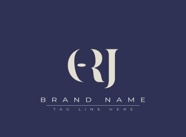 ORJ soyut harf logosu tasarımı. Bu logo üç soyut harf tarafından tasarlanmıştır..