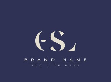 OSL soyut harf logosu tasarımı. Bu logo üç soyut harf tarafından tasarlanmıştır..