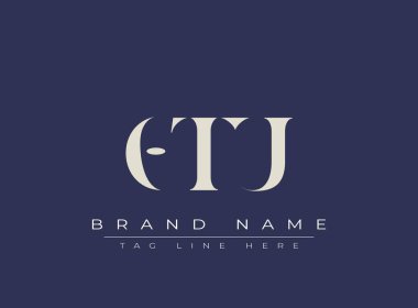 OTU soyut harf logosu tasarımı. Bu logo üç soyut harf tarafından tasarlanmıştır..