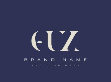 OUX soyut harf logosu tasarımı. Bu logo üç soyut harf tarafından tasarlanmıştır..