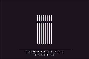 Creative II satır harfleri logo tasarımı. Çağdaş markalaşma için uygun doğrusal desenleri ve baş harfleri olan basit ve zarif bir soyut logo tasarımı. Monokromatik stil modern, şık bir cazibe katıyor ve profesyonelliği vurguluyor..
