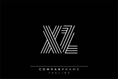Yaratıcı XZ çizgileri harf logosu tasarımı. Çağdaş markalaşma için uygun doğrusal desenleri ve baş harfleri olan basit ve zarif bir soyut logo tasarımı. Monokromatik stil modern, şık bir cazibe katıyor ve profesyonelliği vurguluyor..