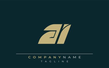 Al Sleek Geometrik Logo Tasarımı. Tarafsız renkler ve minimalist stil markalaşma ve kurumsal kimlik için uygun profesyonel ve çağdaş bir izlenim yaratır..