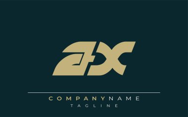 AX Sleek Geometrik Logo Tasarımı. Tarafsız renkler ve minimalist stil markalaşma ve kurumsal kimlik için uygun profesyonel ve çağdaş bir izlenim yaratır..