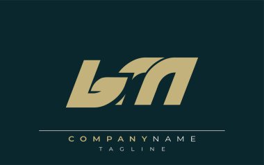 BM Sleek Geometrik Logo Tasarımı. Tarafsız renkler ve minimalist stil markalaşma ve kurumsal kimlik için uygun profesyonel ve çağdaş bir izlenim yaratır..