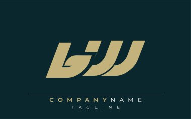 BW Sleek Geometrik Logo Tasarımı. Tarafsız renkler ve minimalist stil markalaşma ve kurumsal kimlik için uygun profesyonel ve çağdaş bir izlenim yaratır..