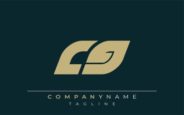 CG Sleek Geometrik Logo Tasarımı. Tarafsız renkler ve minimalist stil markalaşma ve kurumsal kimlik için uygun profesyonel ve çağdaş bir izlenim yaratır..
