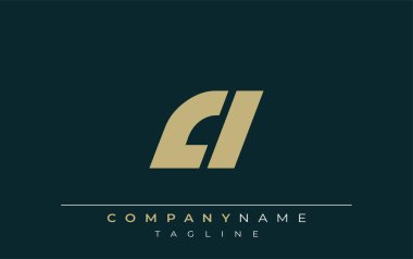CL Sleek Geometrik Logo Tasarımı. Tarafsız renkler ve minimalist stil markalaşma ve kurumsal kimlik için uygun profesyonel ve çağdaş bir izlenim yaratır..