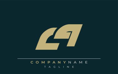CQ Sleek Geometrik Logo Tasarımı. Tarafsız renkler ve minimalist stil markalaşma ve kurumsal kimlik için uygun profesyonel ve çağdaş bir izlenim yaratır..