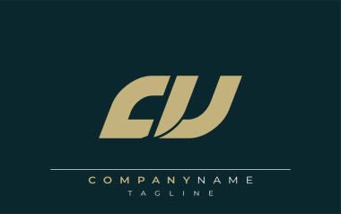 CV Sleek Geometrik Logo Tasarımı. Tarafsız renkler ve minimalist stil markalaşma ve kurumsal kimlik için uygun profesyonel ve çağdaş bir izlenim yaratır..