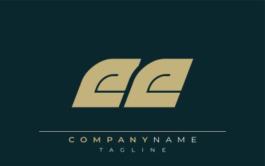 EE Sleek Geometric Logo Tasarımı. Tarafsız renkler ve minimalist stil markalaşma ve kurumsal kimlik için uygun profesyonel ve çağdaş bir izlenim yaratır..