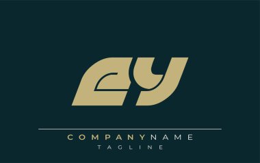 logo simgesi dizayn şablonu ile harf parafonu