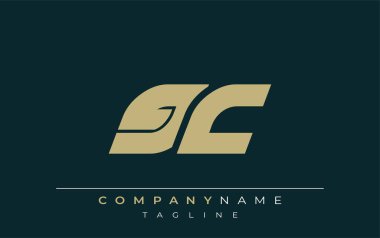 GC Sleek Geometrik Logo Tasarımı. Tarafsız renkler ve minimalist stil markalaşma ve kurumsal kimlik için uygun profesyonel ve çağdaş bir izlenim yaratır..
