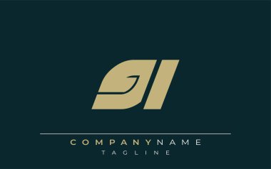 GL Sleek Geometrik Logo Tasarımı. Tarafsız renkler ve minimalist stil markalaşma ve kurumsal kimlik için uygun profesyonel ve çağdaş bir izlenim yaratır..