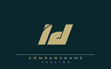 Gösterişli Geometrik Logo Tasarımı. Tarafsız renkler ve minimalist stil markalaşma ve kurumsal kimlik için uygun profesyonel ve çağdaş bir izlenim yaratır..