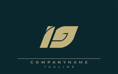 IG Sleek Geometrik Logo Tasarımı. Tarafsız renkler ve minimalist stil markalaşma ve kurumsal kimlik için uygun profesyonel ve çağdaş bir izlenim yaratır..