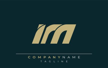 IM Sleek Geometrik Logo Tasarımı. Tarafsız renkler ve minimalist stil markalaşma ve kurumsal kimlik için uygun profesyonel ve çağdaş bir izlenim yaratır..