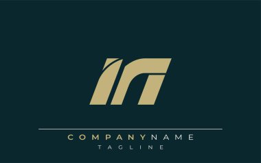 Gösterişli Geometrik Logo Tasarımı. Tarafsız renkler ve minimalist stil markalaşma ve kurumsal kimlik için uygun profesyonel ve çağdaş bir izlenim yaratır..