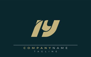 IY Parlak Geometrik Logo Tasarımı. Tarafsız renkler ve minimalist stil markalaşma ve kurumsal kimlik için uygun profesyonel ve çağdaş bir izlenim yaratır..