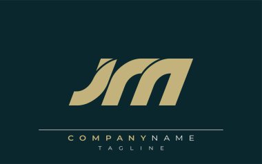 JM Sleek Geometrik Logo Tasarımı. Tarafsız renkler ve minimalist stil markalaşma ve kurumsal kimlik için uygun profesyonel ve çağdaş bir izlenim yaratır..