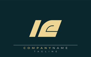 LE Parlak Geometrik Logo Tasarımı. Tarafsız renkler ve minimalist stil markalaşma ve kurumsal kimlik için uygun profesyonel ve çağdaş bir izlenim yaratır..