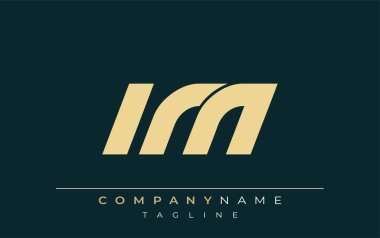 LM Sleek Geometrik Logo Tasarımı. Tarafsız renkler ve minimalist stil markalaşma ve kurumsal kimlik için uygun profesyonel ve çağdaş bir izlenim yaratır..