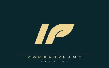 LP Sleek Geometrik Logo Tasarımı. Tarafsız renkler ve minimalist stil markalaşma ve kurumsal kimlik için uygun profesyonel ve çağdaş bir izlenim yaratır..