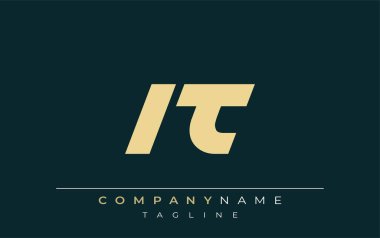 LT Sleek Geometrik Logo Tasarımı. Tarafsız renkler ve minimalist stil markalaşma ve kurumsal kimlik için uygun profesyonel ve çağdaş bir izlenim yaratır..