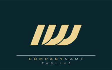LW Sleek Geometrik Logo Tasarımı. Tarafsız renkler ve minimalist stil markalaşma ve kurumsal kimlik için uygun profesyonel ve çağdaş bir izlenim yaratır..