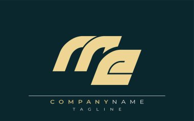 ME Sleek Geometric Logo Tasarımı. Tarafsız renkler ve minimalist stil markalaşma ve kurumsal kimlik için uygun profesyonel ve çağdaş bir izlenim yaratır..