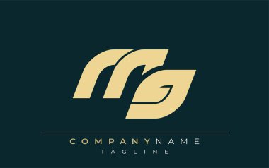 MG Sleek Geometrik Logo Tasarımı. Tarafsız renkler ve minimalist stil markalaşma ve kurumsal kimlik için uygun profesyonel ve çağdaş bir izlenim yaratır..