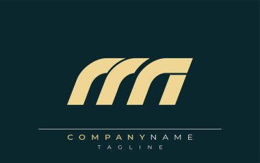 MN Sleek Geometrik Logo Tasarımı. Tarafsız renkler ve minimalist stil markalaşma ve kurumsal kimlik için uygun profesyonel ve çağdaş bir izlenim yaratır..