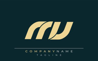 MV Sleek Geometrik Logo Tasarımı. Tarafsız renkler ve minimalist stil markalaşma ve kurumsal kimlik için uygun profesyonel ve çağdaş bir izlenim yaratır..