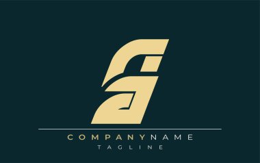 NA Parlak Geometrik Logo Tasarımı. Tarafsız renkler ve minimalist stil markalaşma ve kurumsal kimlik için uygun profesyonel ve çağdaş bir izlenim yaratır..