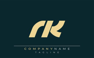 NK Sleek Geometric Logo Tasarımı. Tarafsız renkler ve minimalist stil markalaşma ve kurumsal kimlik için uygun profesyonel ve çağdaş bir izlenim yaratır..