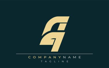 NQ Parlak Geometrik Logo Tasarımı. Tarafsız renkler ve minimalist stil markalaşma ve kurumsal kimlik için uygun profesyonel ve çağdaş bir izlenim yaratır..